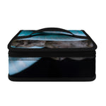 Blue Pit Viper Snake Print Small Lunch Bag