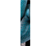 Blue Pit Viper Snake Print Table Runner