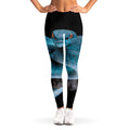 Blue Pit Viper Snake Print Women's Leggings