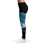 Blue Pit Viper Snake Print Women's Leggings