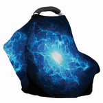Blue Plasma Energy Print Baby Seat Cover