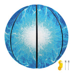 Blue Plasma Energy Print Basketball