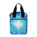 Blue Plasma Energy Print Bible Tote Bag