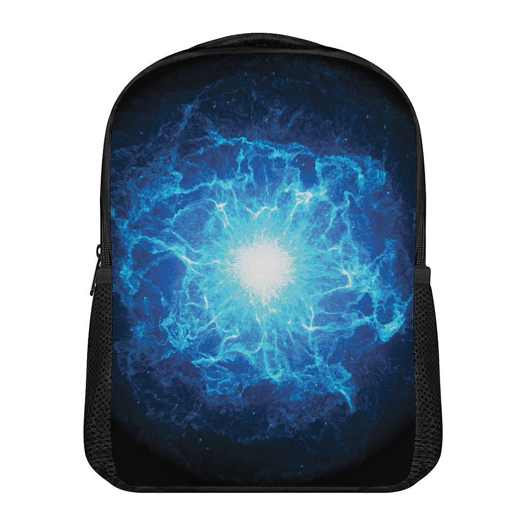 Blue Plasma Energy Print Casual Backpack