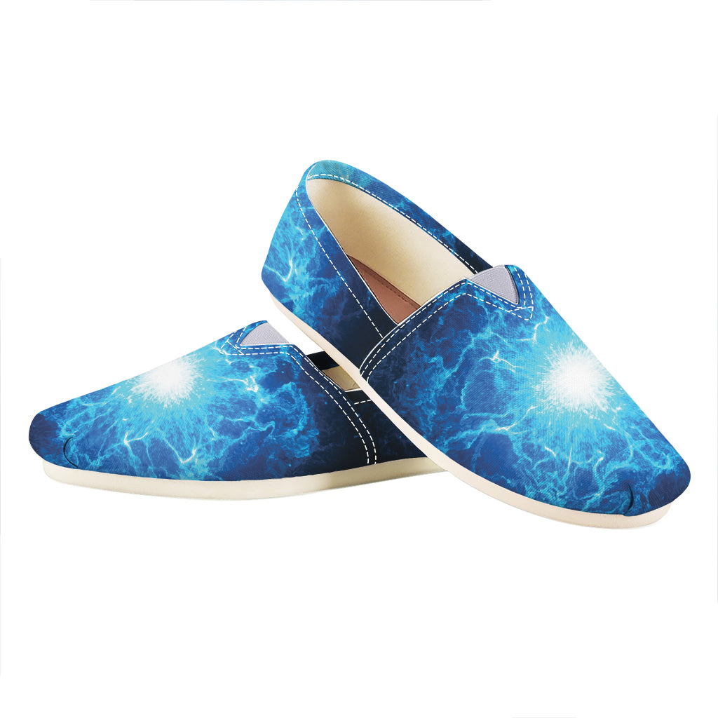 Blue Plasma Energy Print Casual Shoes