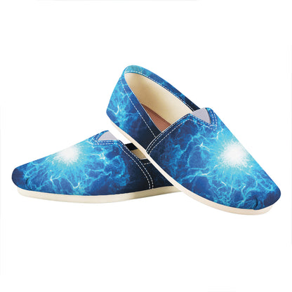 Blue Plasma Energy Print Casual Shoes