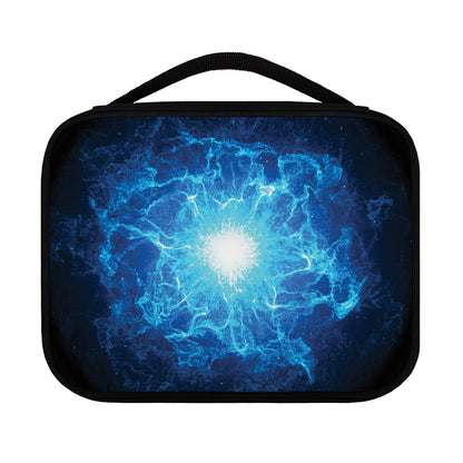 Blue Plasma Energy Print Classic Bible Case