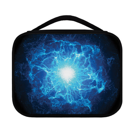 Blue Plasma Energy Print Classic Bible Case