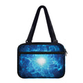 Blue Plasma Energy Print Double Strap Bible Bag