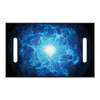 Blue Plasma Energy Print Golf Cart Seat Cover