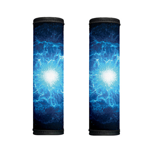 Blue Plasma Energy Print Handle Covers
