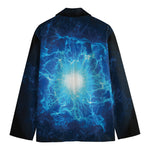 Blue Plasma Energy Print Men's Blazer