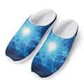 Blue Plasma Energy Print Mesh Casual Shoes