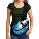 Blue Plasma Energy Print Pet Sling Carrier