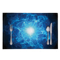 Blue Plasma Energy Print Placemat
