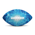 Blue Plasma Energy Print Rugby Ball