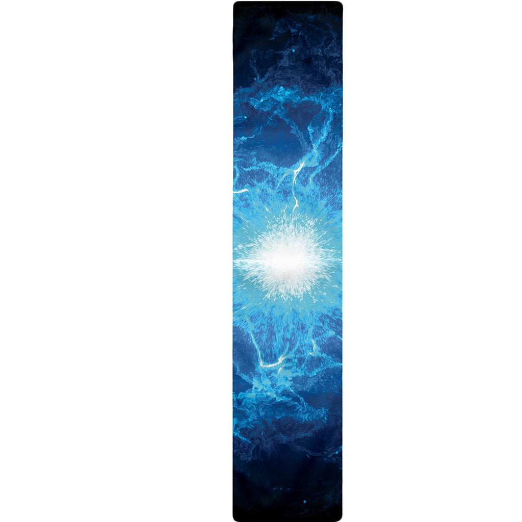 Blue Plasma Energy Print Table Runner