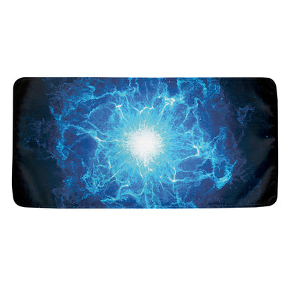 Blue Plasma Energy Print Towel