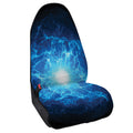 Blue Plasma Energy Print Waterproof Car Seat Cover