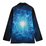 Blue Plasma Energy Print Women's Blazer