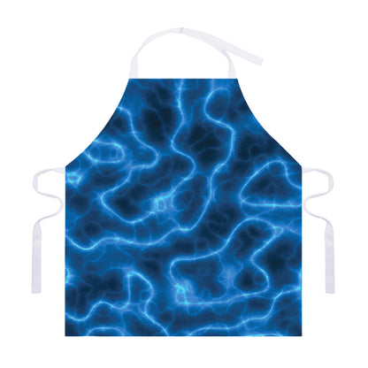 Blue Plasma Print Adjustable Apron