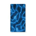Blue Plasma Print Baby Crib Sheet