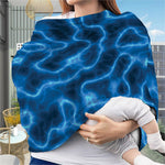 Blue Plasma Print Baby Seat Cover