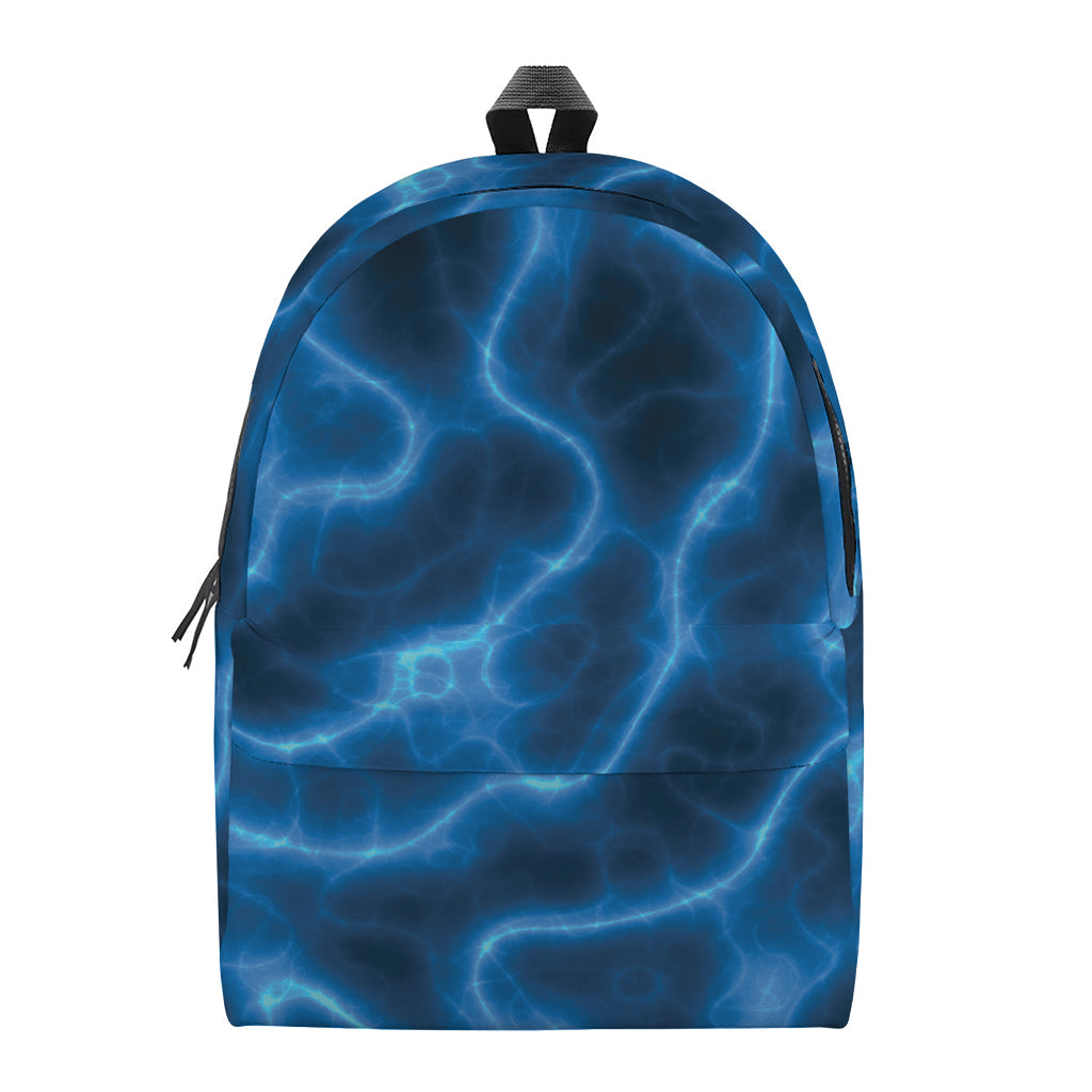 Blue Plasma Print Backpack