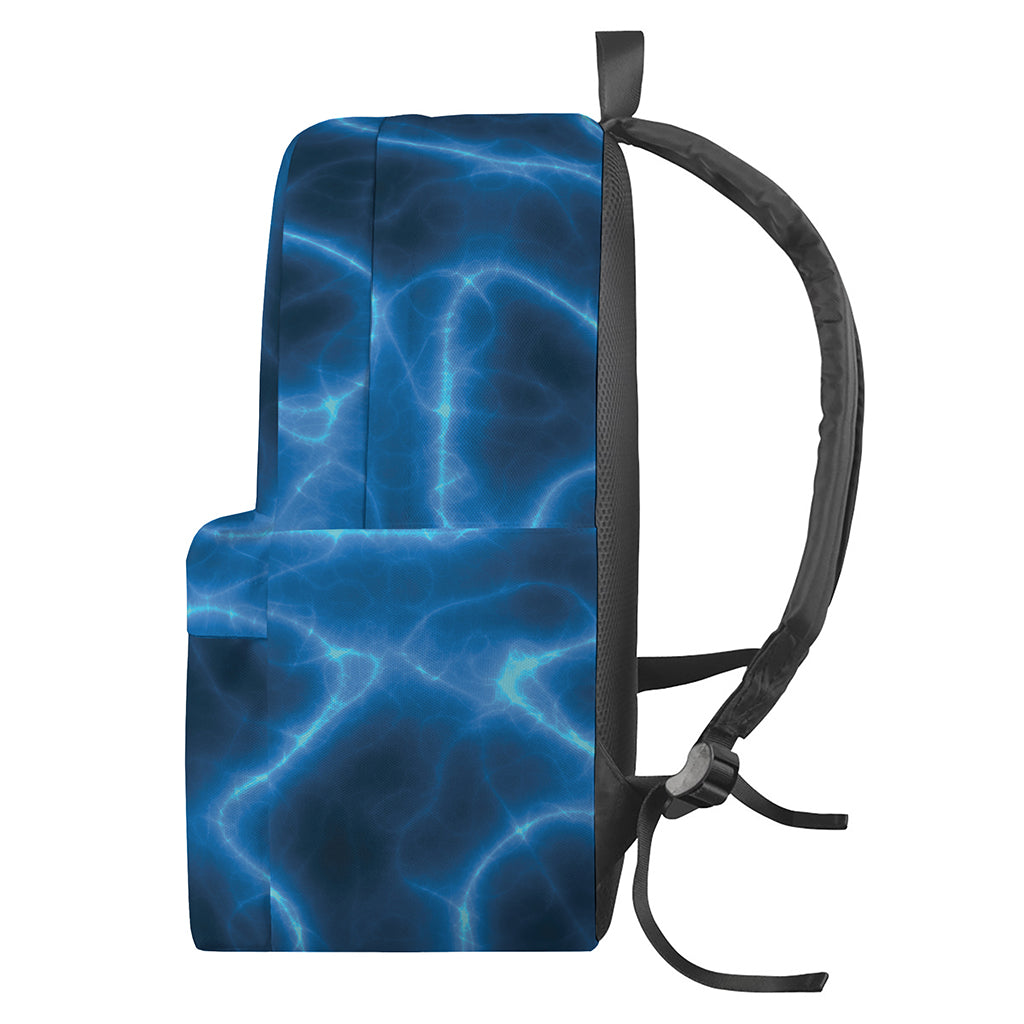 Blue Plasma Print Backpack