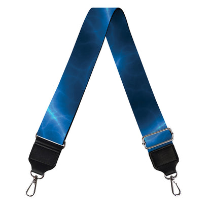Blue Plasma Print Bag Strap