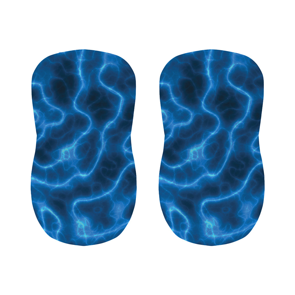 Blue Plasma Print Bar Stool Covers