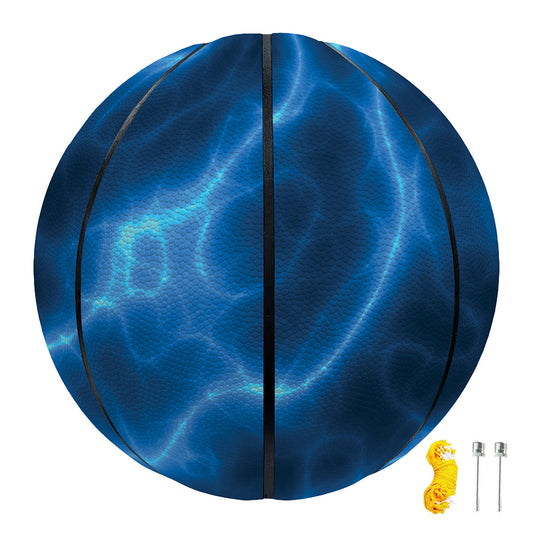 Blue Plasma Print Basketball