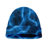 Blue Plasma Print Beanie