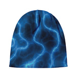 Blue Plasma Print Beanie