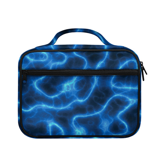 Blue Plasma Print Briefcase Bible Bag