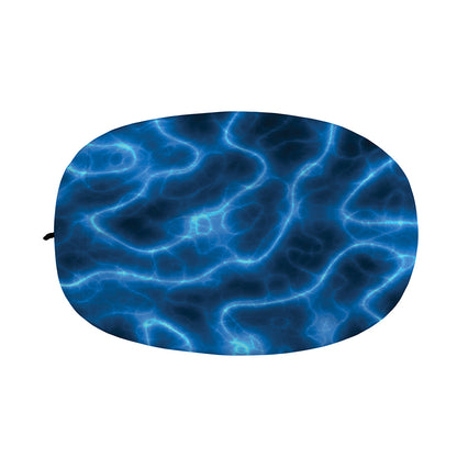 Blue Plasma Print Car Side Mirror Covers