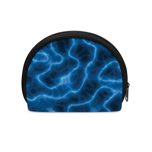 Blue Plasma Print Coin Purse