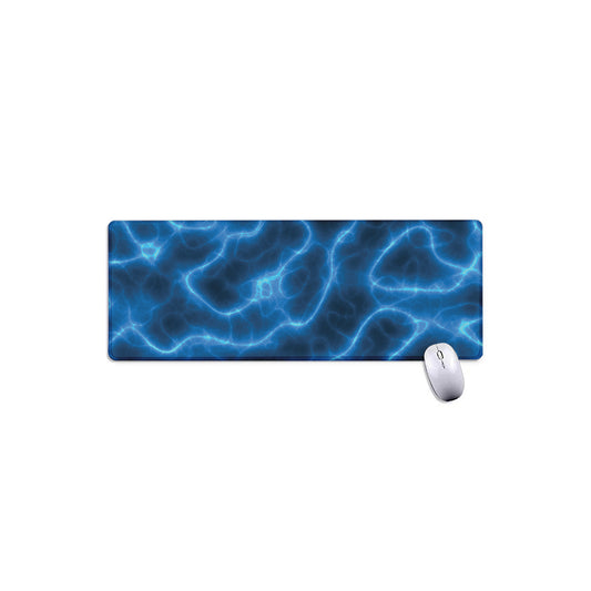 Blue Plasma Print Extended Mouse Pad