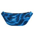 Blue Plasma Print Fanny Pack