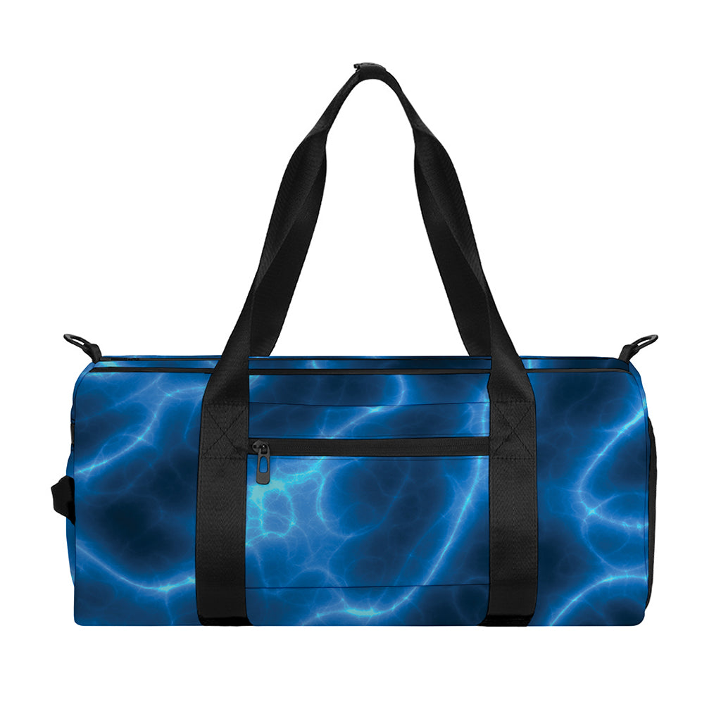 Blue Plasma Print Gym Bag