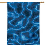 Blue Plasma Print House Flag