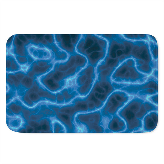 Blue Plasma Print Indoor Door Mat