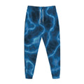 Blue Plasma Print Jogger Pants
