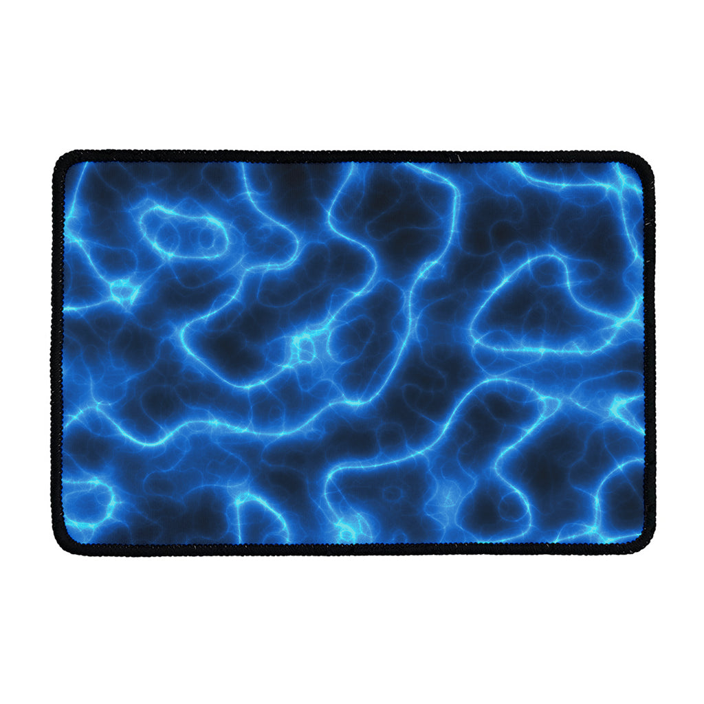 Blue Plasma Print Kitchen Mat