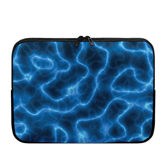 Blue Plasma Print Laptop Sleeve