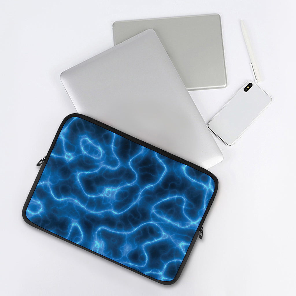 Blue Plasma Print Laptop Sleeve