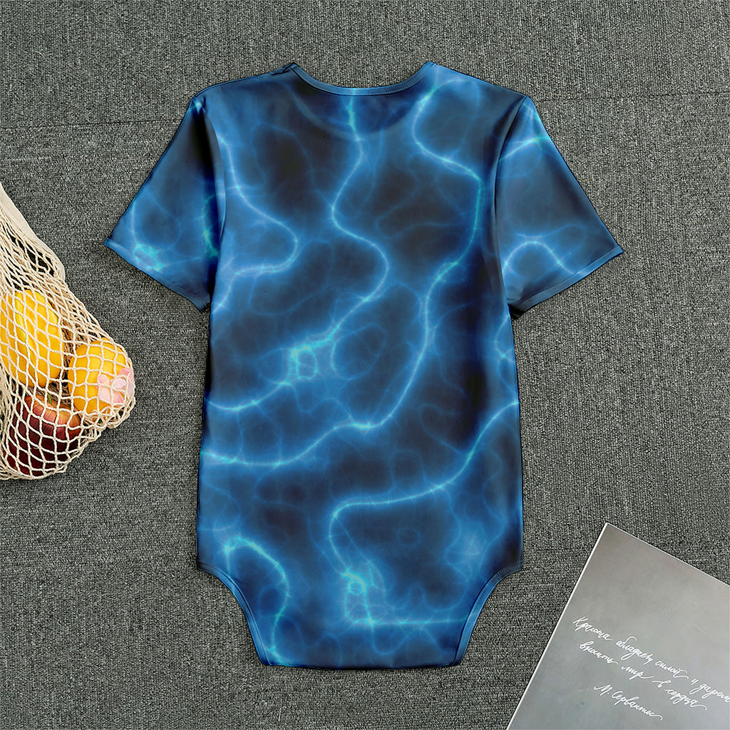 Blue Plasma Print Men's Bodysuit