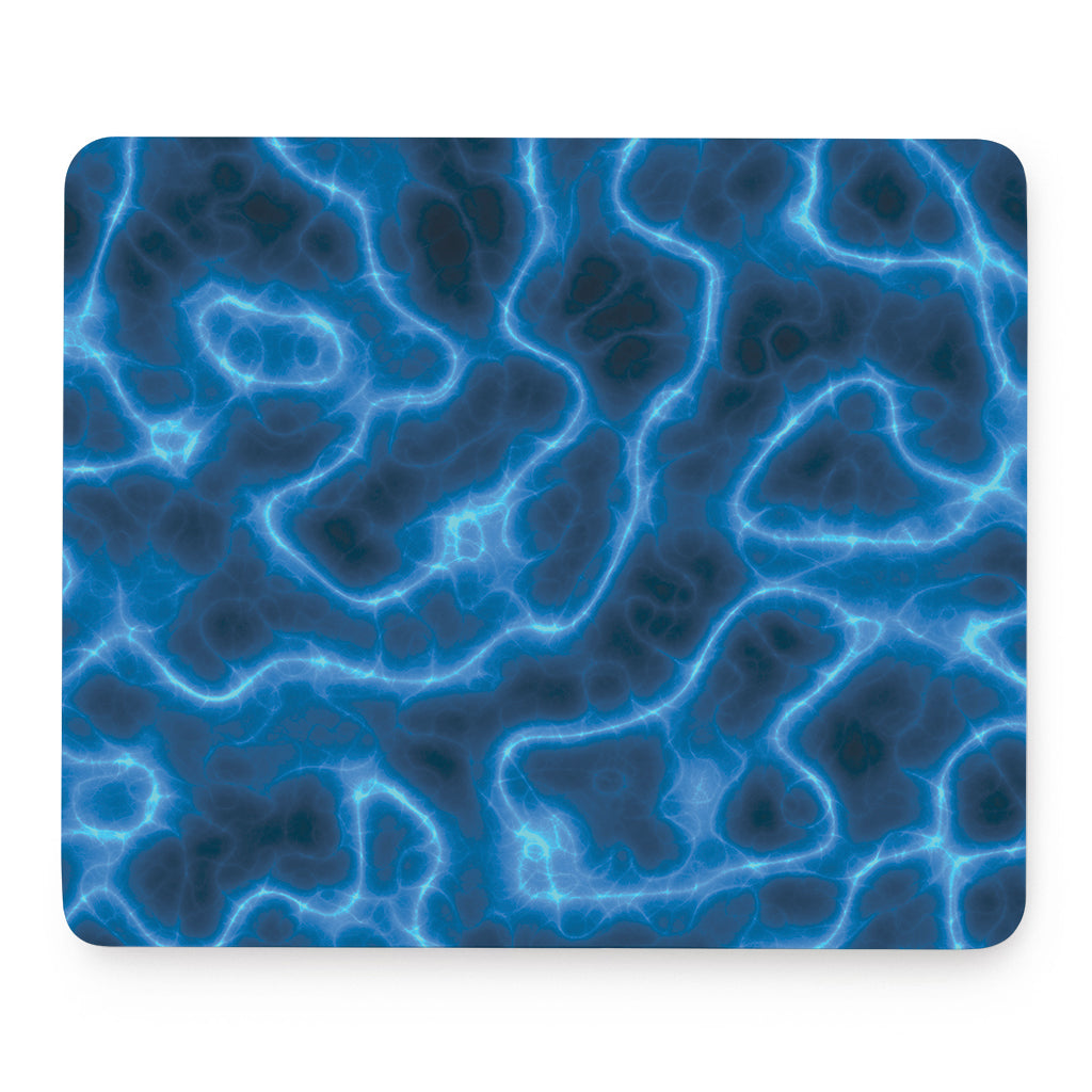 Blue Plasma Print Mouse Pad