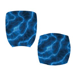Blue Plasma Print Office Chair Cover