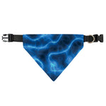 Blue Plasma Print Over The Collar Dog Bandana